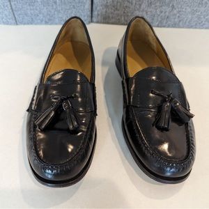 Black loafers